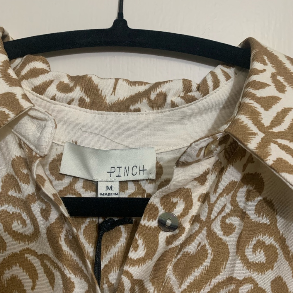 Pinch Brown and Cream Patterned Shirt - Picture 3 of 13